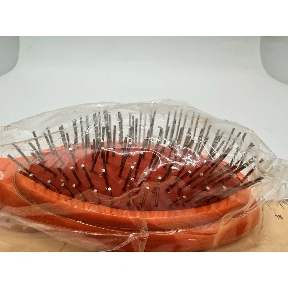 Vintage Aristocrat‎ Professional Wig Brush - Orange Made In Hong Kong NOS